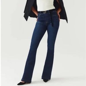 SPANX High Rise Pull-On Shaping Retro Flare Jeans - Medium